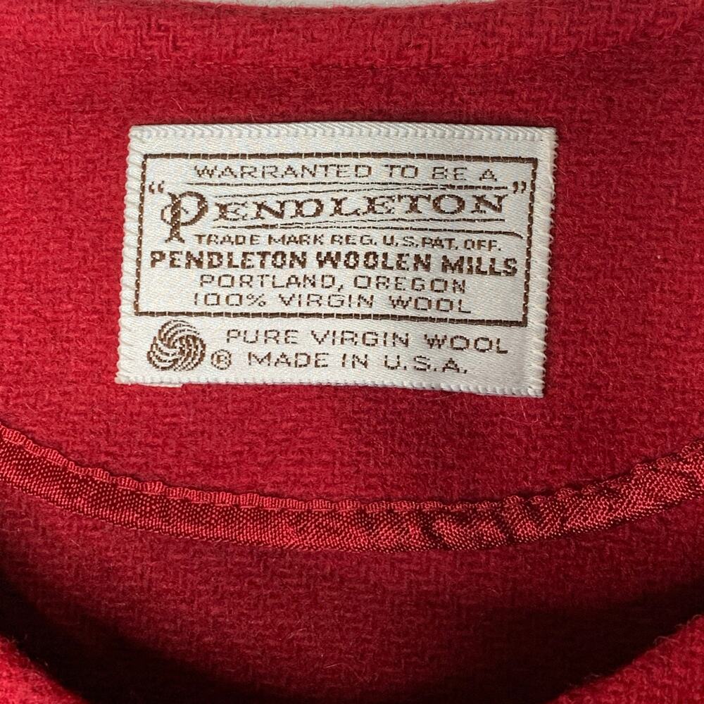 Vintage Pendleton Wool Jacket Blazer Button Front… - image 5